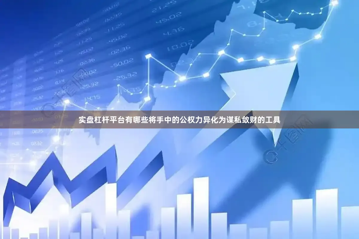 实盘杠杆平台有哪些将手中的公权力异化为谋私敛财的工具