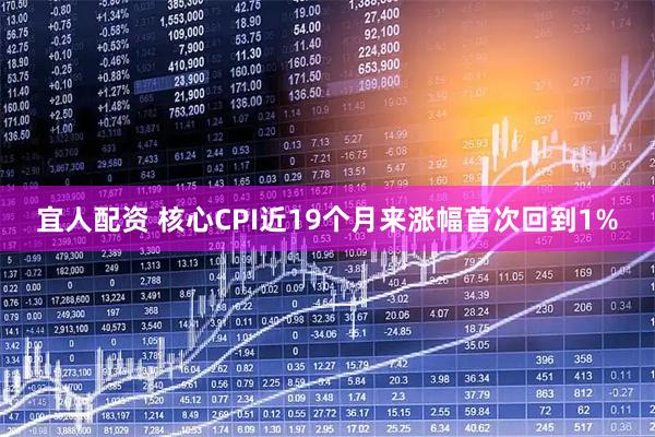 宜人配资 核心CPI近19个月来涨幅首次回到1%